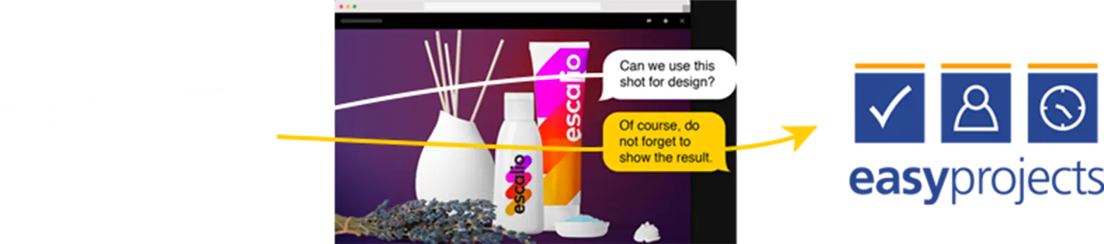 Comment Pics.io s'intègre à Easy Projects