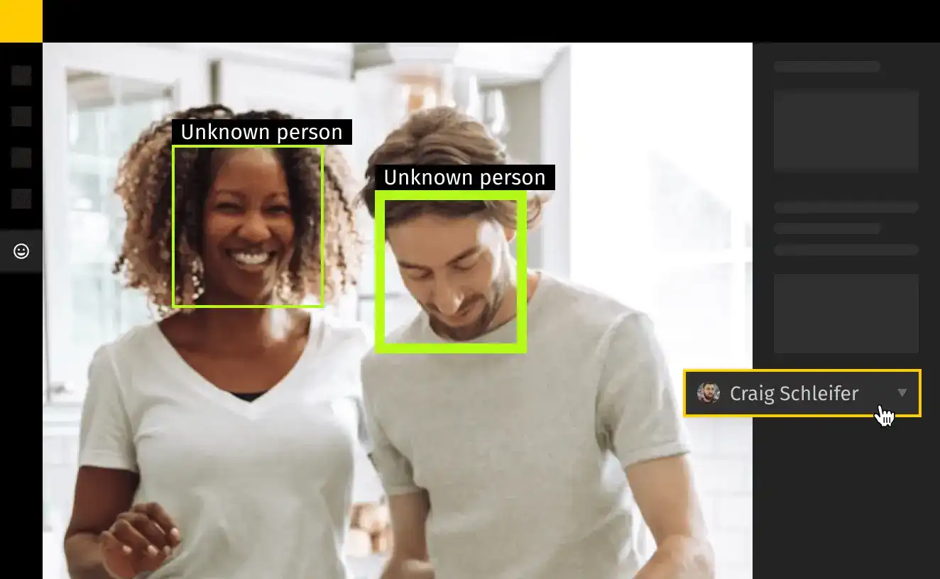 Klicken Sie auf eine Gesichtsregion