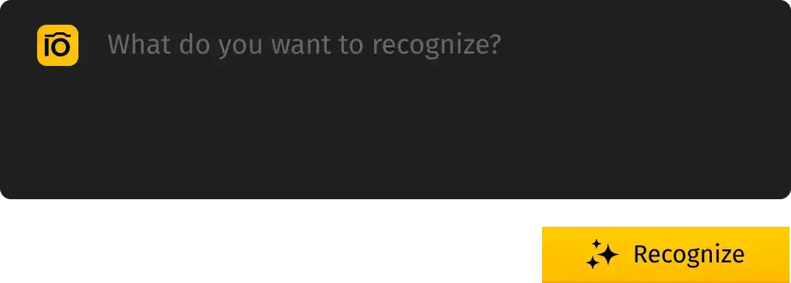 recognizeWhat