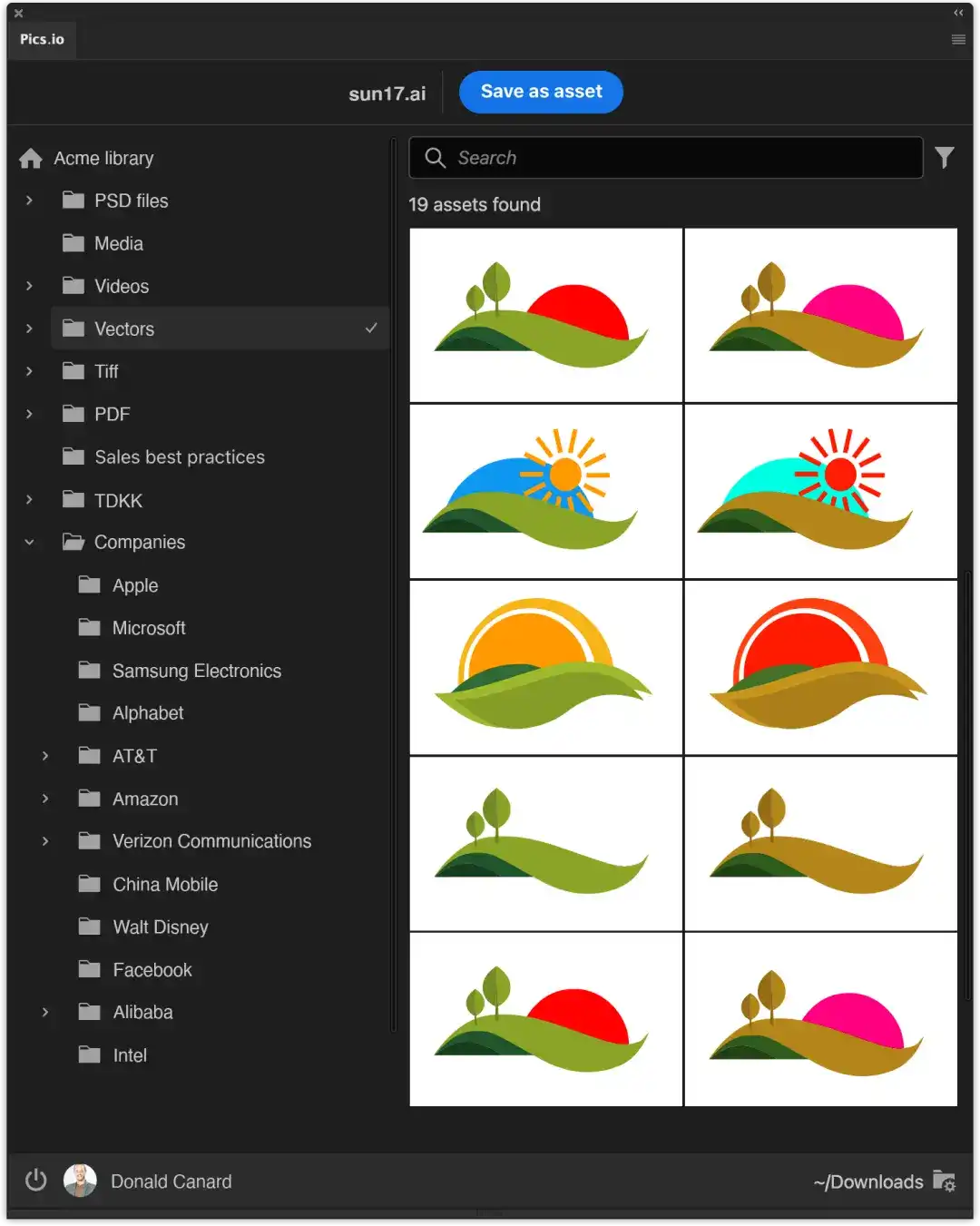 Pourquoi intégrer Pics.io à Illustrator