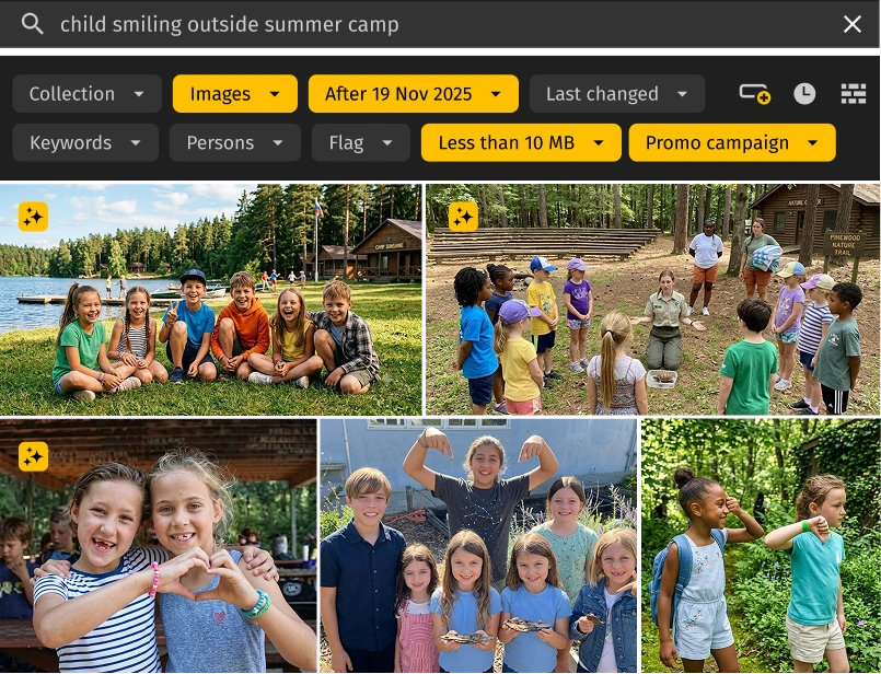 KI-Visuelle Suche in Pics.io
