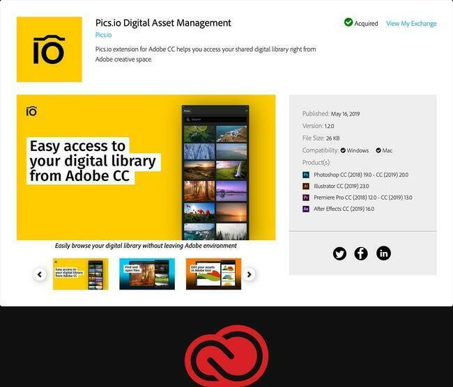 How to integrate with Adobe CC