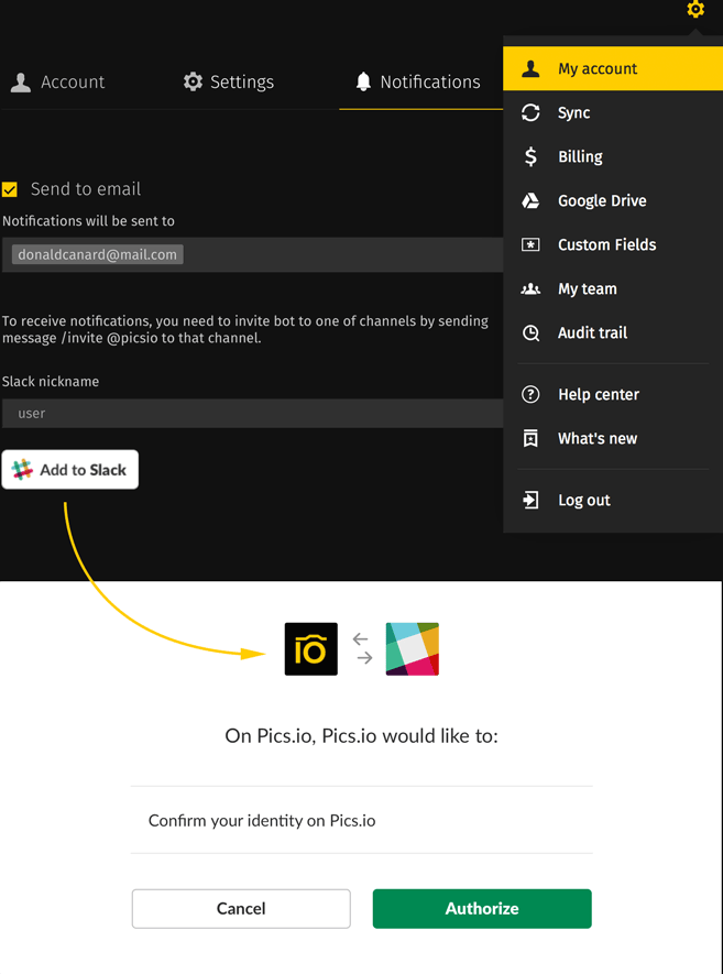 How to integrate with Slack?